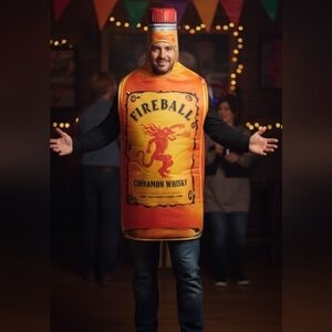 NEW! Fireball Cinnamon Whisky Bottle Costume